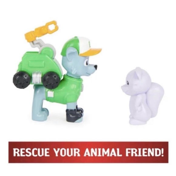 Paw Patrol Toys - Big Truck Pups Rocky Figure Playset NEW - Picture 2 of 4